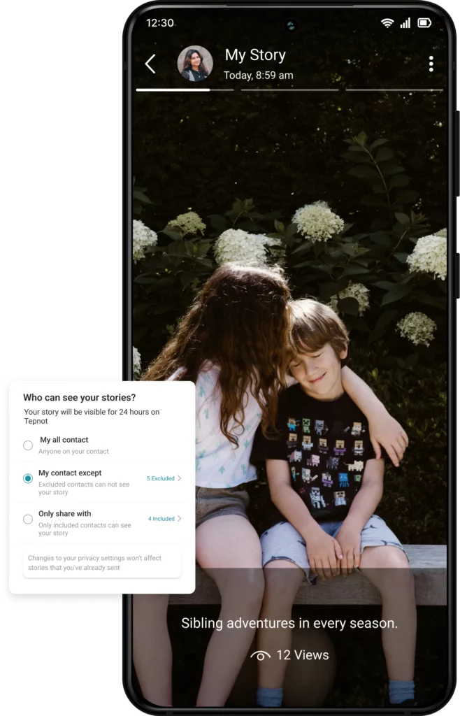 Seamless and Secure Story Sharing