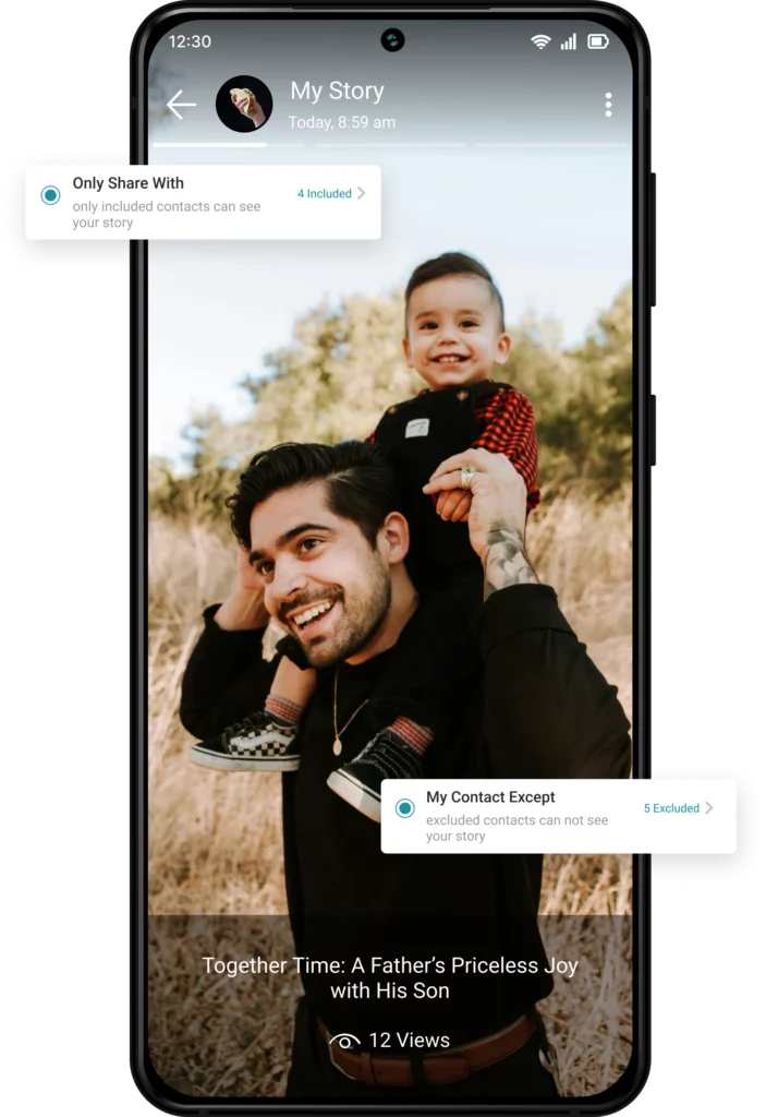 Private and Secure Story Sharing