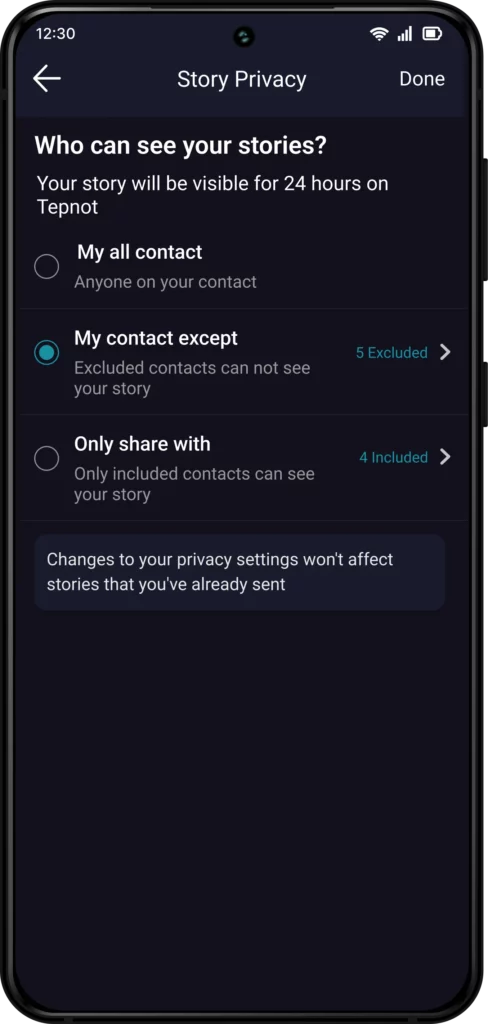 Your Stories, Your Privacy